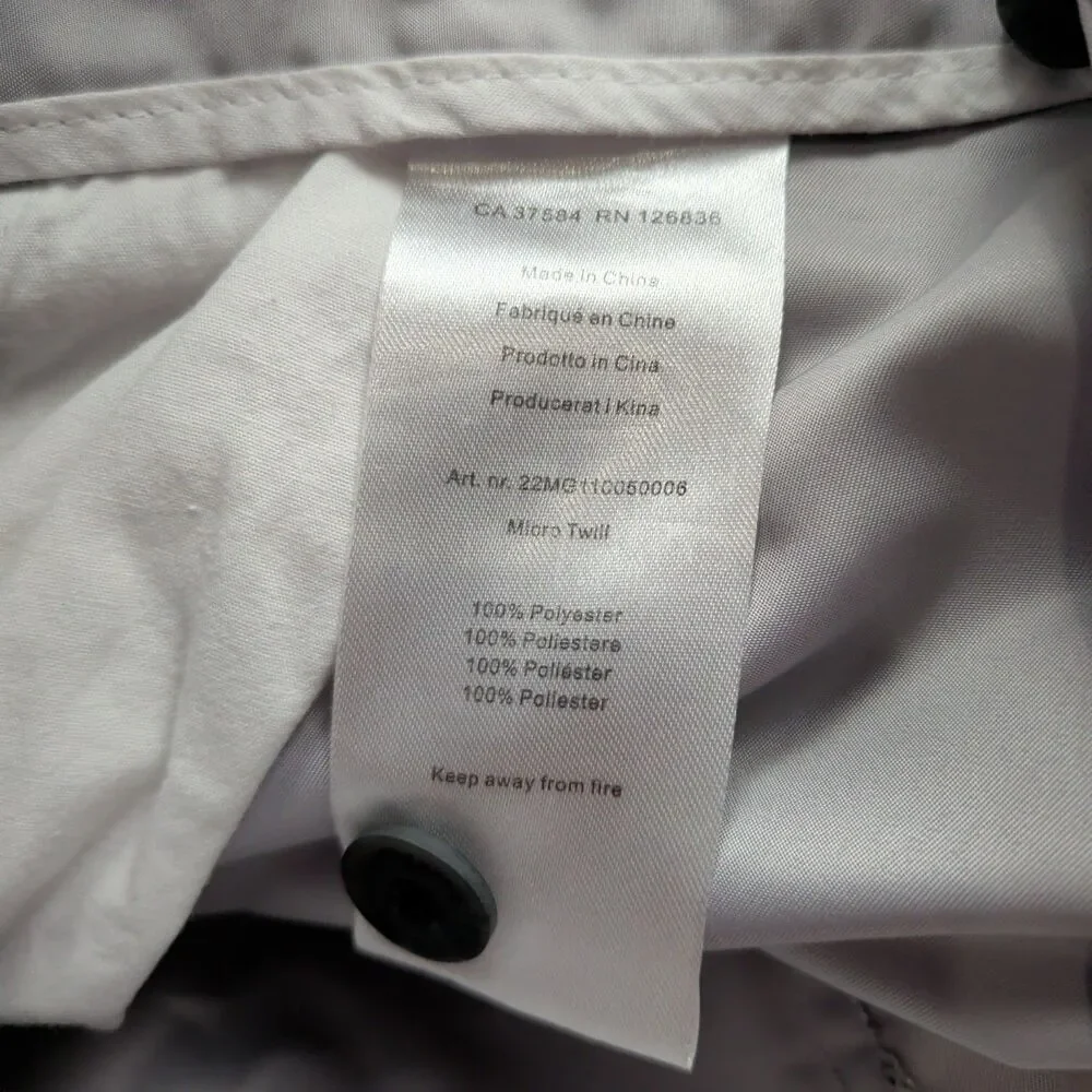 J Lindeberg Pants Mens 36x32 Golf Regular Fit Micro Twill‎ Straight Leg Gray